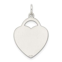 Sterling Silver Heart Charm view 4
