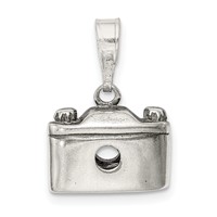 Sterling Silver Antiqued Camera Charm view 4