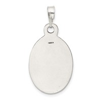 Sterling Silver Antiqued Masonic Pendant view 4
