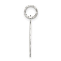 Sterling Silver Rhodium-plated St. Christopher Medal Charm view 2