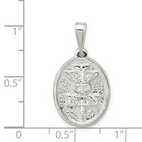 Sterling Silver RN Charm view 3