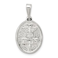 Sterling Silver RN Charm view 1