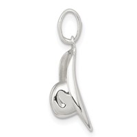 Sterling Silver Cowboy Hat Charm view 2