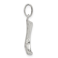 Sterling Silver Cowboy Boot Charm view 2