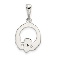 Sterling Silver Claddagh Charm view 4
