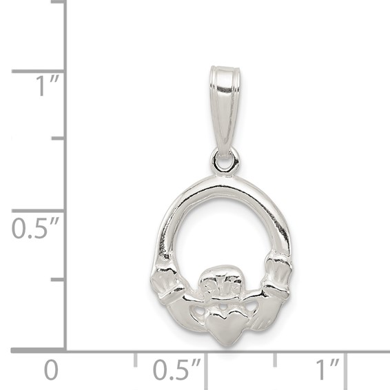 Sterling Silver Claddagh Charm