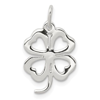 Sterling Silver 4-leaf Clover Charm