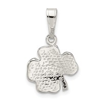 Sterling Silver 4-leaf Clover Charm view 4