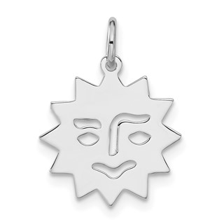 Sterling Silver Sun Charm