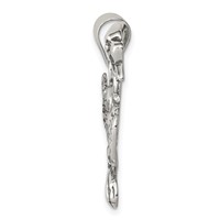 Sterling Silver Antiqued Dragon Charm view 2