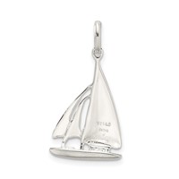 Sterling Silver Sailboat Charm view 4
