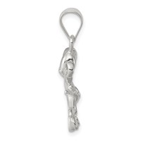 Sterling Silver Octopus Charm view 2