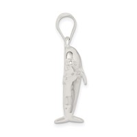 Sterling Silver Dolphin Pendant view 2