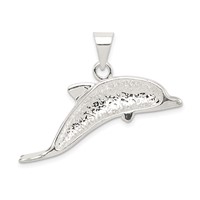 Sterling Silver Dolphin Pendant view 4