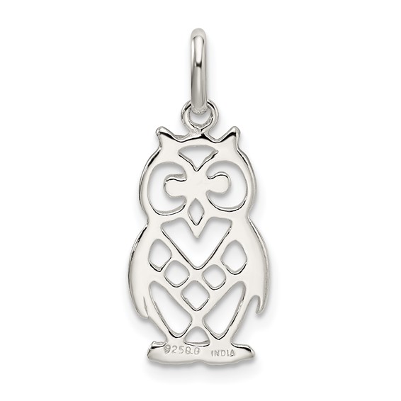 Sterling Silver Owl Charm