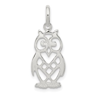 Sterling Silver Owl Charm