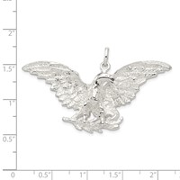 Sterling Silver Eagle Charm view 3