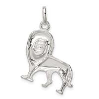 Sterling Silver Lion Charm view 4