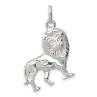 Sterling Silver Lion Charm view 1