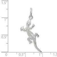 Sterling Silver Lizard Charm view 3