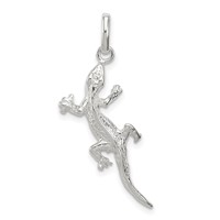 Sterling Silver Lizard Charm view 1