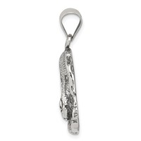 Sterling Silver Antiqued Dog Charm view 2