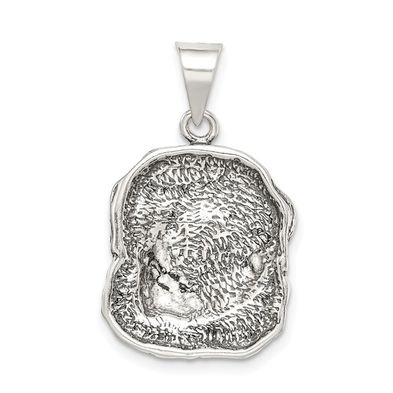 Sterling Silver Antiqued Dog Charm
