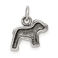 Sterling Silver Dog Charm view 4