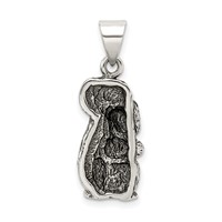 Sterling Silver Antiqued Squirrel Charm view 4