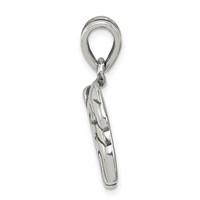 Sterling Silver Antiqued Bulldog Charm view 2