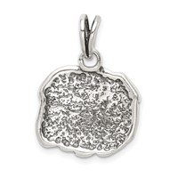 Sterling Silver Antiqued Bulldog Charm view 4