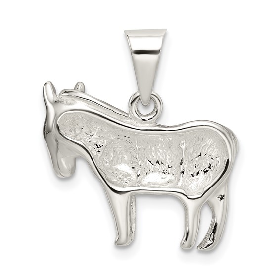 Sterling Silver Donkey Pendant