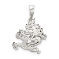 Sterling Silver Dragon Pendant view 4