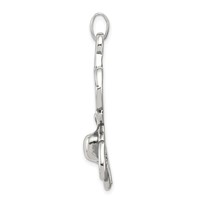 Sterling Silver Antiqued Spider Pendant view 2