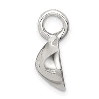 Sterling Silver Football Pendant view 2