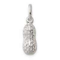 Sterling Silver Peanut Charm view 1