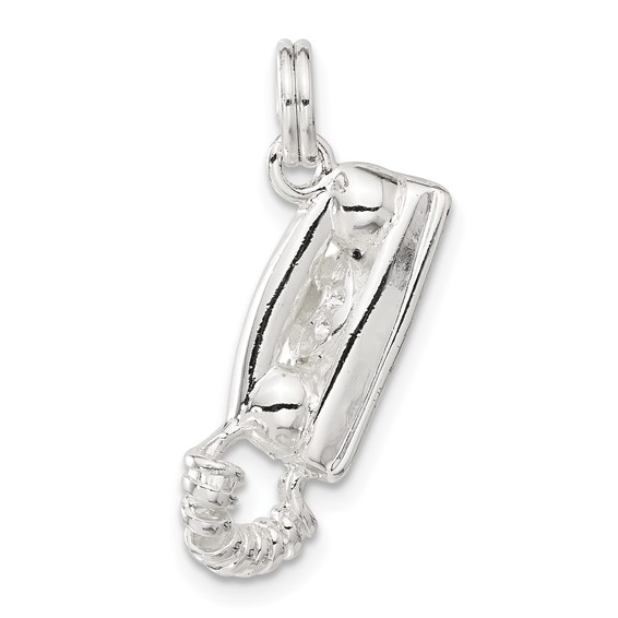 Sterling Silver Telephone Charm