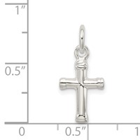 Sterling Silver Cross Charm view 4