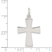 Sterling Silver Latin Cross Charm view 3