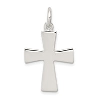 Sterling Silver Latin Cross Charm view 1