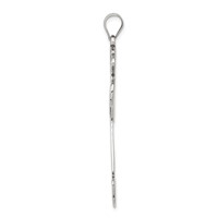 Sterling Silver Antiqued Cross Pendant view 2