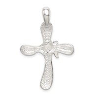 Sterling Silver & Vermeil Dove Cross Pendant view 4