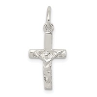 Sterling Silver Small Crucifix Charm view 1