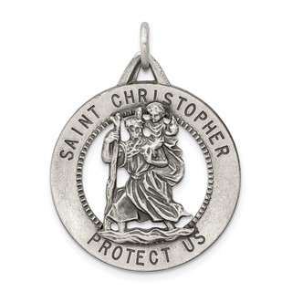 Sterling Silver St. Christopher Pendants
