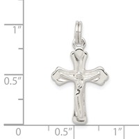 Sterling Silver Crucifix Charm view 3
