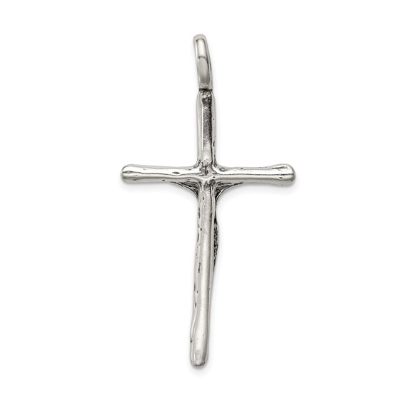 Sterling Silver Antiqued Crucifix Charm