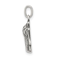 Sterling Silver Antiqued Ecce Homo Medal view 2