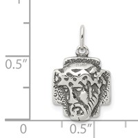 Sterling Silver Antiqued Ecce Homo Medal view 3