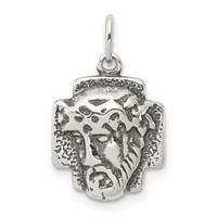 Sterling Silver Antiqued Ecce Homo Medal view 1