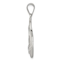 Sterling Silver Blessed Mary & Child Jesus Antique Finish Charm view 2